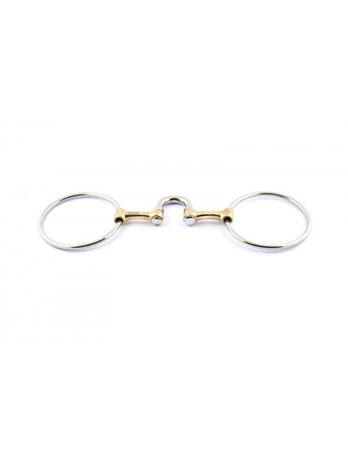 MORS 3 ANNEAUX PASSAGE DE LANGUE | BERIS | Mors Équitation | JCD Sellerie