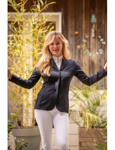 ALICE Lady Competition Jacket compatible AIR BAG - Navy