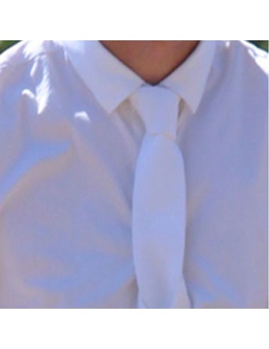 Cravate blanche enfant